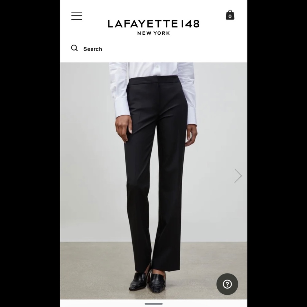 Lafayette 148 New York Menswear women’s dress pants, size 6